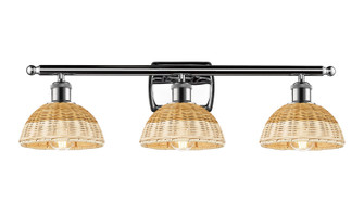 Ballston Three Light Bath Vanity in Polished Chrome (405|516-3W-PC-NBD2-75-NAT)